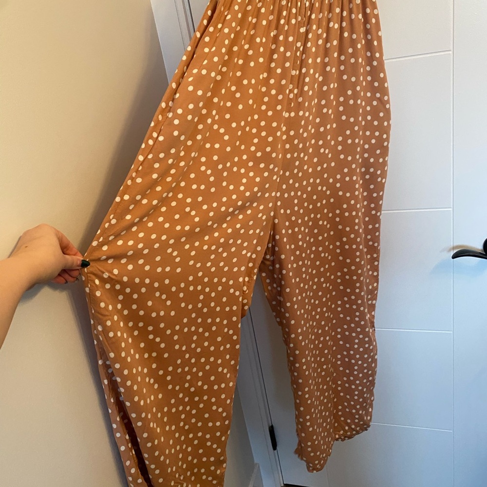 KOY RESORT- Brown Polka Dot Maxi jumper - Picture 4 of 7